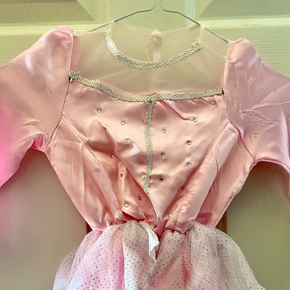Handmade Pink Princess Dress Costume Girls 3T 4T 5T 6 Royal Ballgown Velvet - Picture 3 of 6